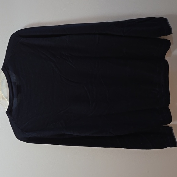 Dylan GRAY Men's NAVY Blue Wool Silk Cashmere Blend Sweater Medium - Picture 4 of 4